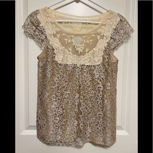 Anthropologie HD in Paris Lace Blouse